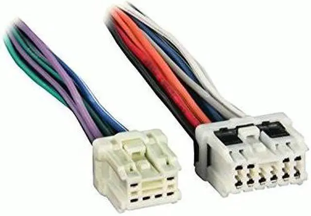 Alt view image 6 of 9 - METRA 71-7550 NISSAN 1995 - UP REVERSE WIRE HARNESS PLUGS INTO OEM RADIO NEW