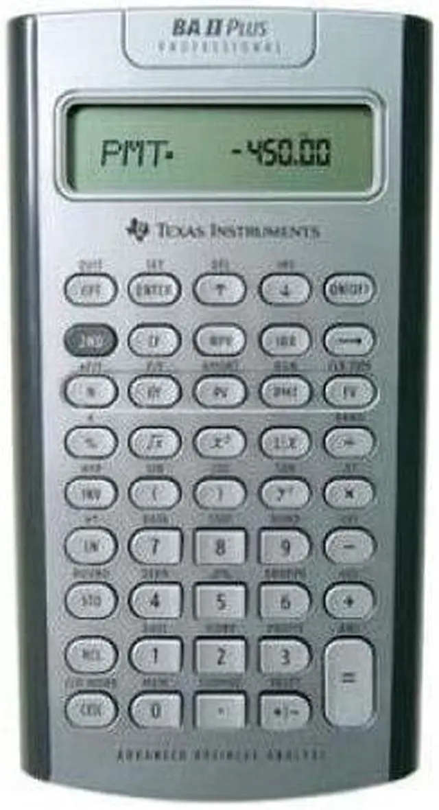 Main image of texas instruments ba ii plus professional advanced financial calculator