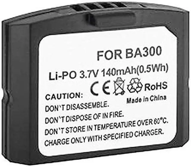 Alt view image 4 of 4 - Replacement BA300 BA 300 Battery for Sennheiser IS410, RI 410, RI 830, RI 830-S, RI 900, RR4200, RS4200, SET 830, SET 830-S, SET 830-TV, SET 840, SET 840-S, SET 840-TV, SET 900 Wireless Headphones