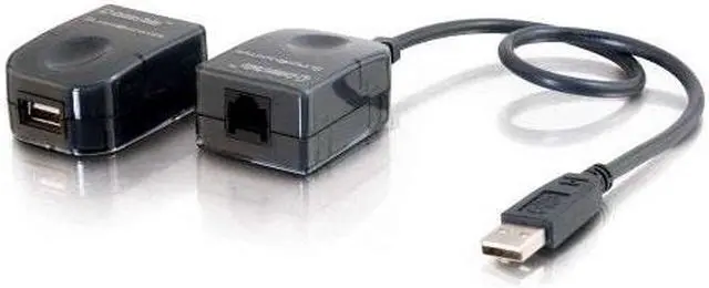 Main image of C2G/Cables to Go 29341 USB 1.1 Over Cat5 SuperBooster Extender Dongle Kit