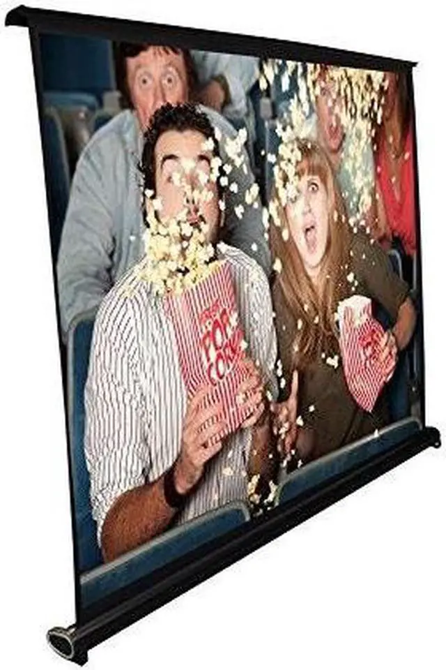 Main image of upgraded 2018 portable projector screen  mobile projection screen stand, lightweight carry & durable easy pull out system for schools meeting conference indoor outdoor use, 40 inch by pyle prjtp46