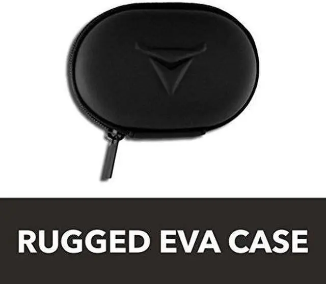 Alt view image 2 of 4 - Decibullz _ Zipper Headphones Carrying Case_ Perfect for Earphones and Earplugs _Black_