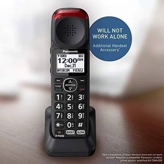 Alt view image 3 of 5 - Panasonic KX-TGMA44B Cordless Handset