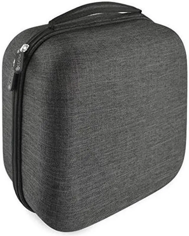 Alt view image 8 of 9 - Geekria Shield Case for Large-Sized Over-Ear Headphones, Replacement Protective Hard Shell Travel Carrying Bag with Cable Storage, Compatible with Sennheiser HD800, Beyerdynamic T1 (Drak Grey)