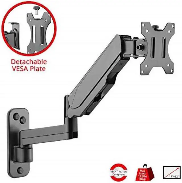 Alt view image 3 of 20 - Siig Mounting Arm For Monitor - Black