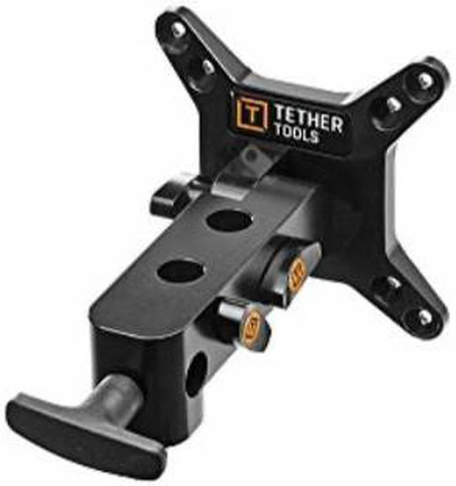 Alt view image 6 of 10 - Tether Tools Rock Solid VESA Studio Monitor Mount for Stands #STDVU-2