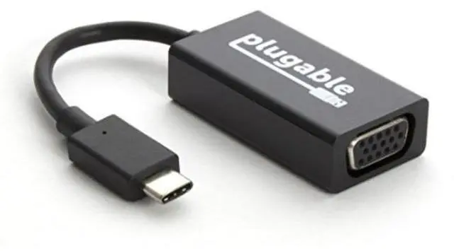Alt view image 5 of 18 - Plugable Usb 3.1 Type-C To Vga Adapter