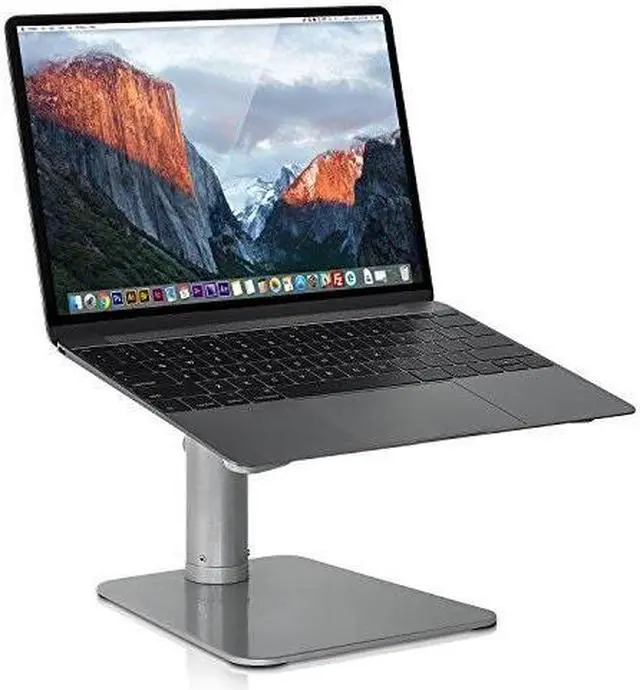 Alt view image 4 of 20 - Mount-It! Laptop Desktop Stand Riser for MacBook and Notebooks, Fits 11 to 15 Inch Computers
