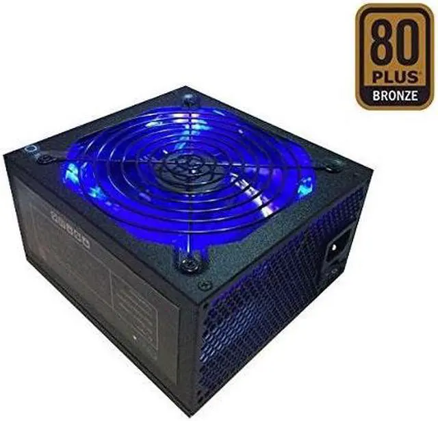Alt view image 8 of 8 - APEVIA Jupiter Series ATX-JP600W 600 W ATX12V SLI CrossFire 80 PLUS BRONZE Certified Power Supply