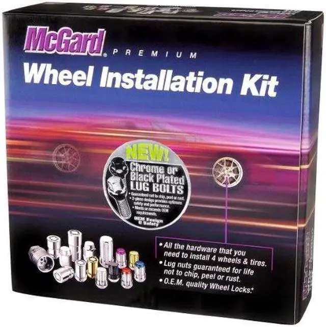 Alt view image 5 of 5 - McGard 67200 Chrome Bolt Wheel Install Kit - M14x1.5 (17mm)