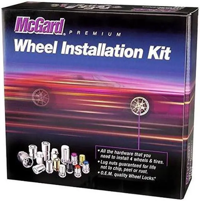 Alt view image 5 of 5 - McGard 84457 Chrome Cone Seat Wheel Installation Kit; 4 Lug (M12 x 1.5)