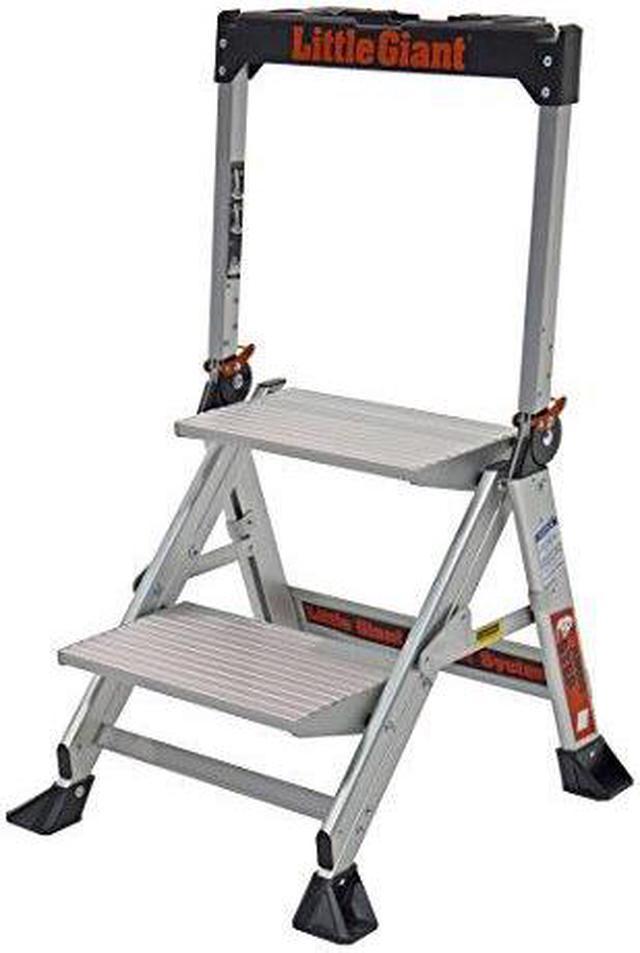 LITTLE GIANT LADDER SYSTEMS Escabeau pliable Safety Step à 2