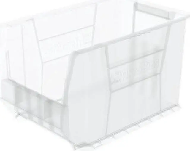 Alt view image 3 of 3 - AKRO-MILS 30282SCLAR Clear Super Size Bin, 20"L x 12-3/8"W x 12"H
