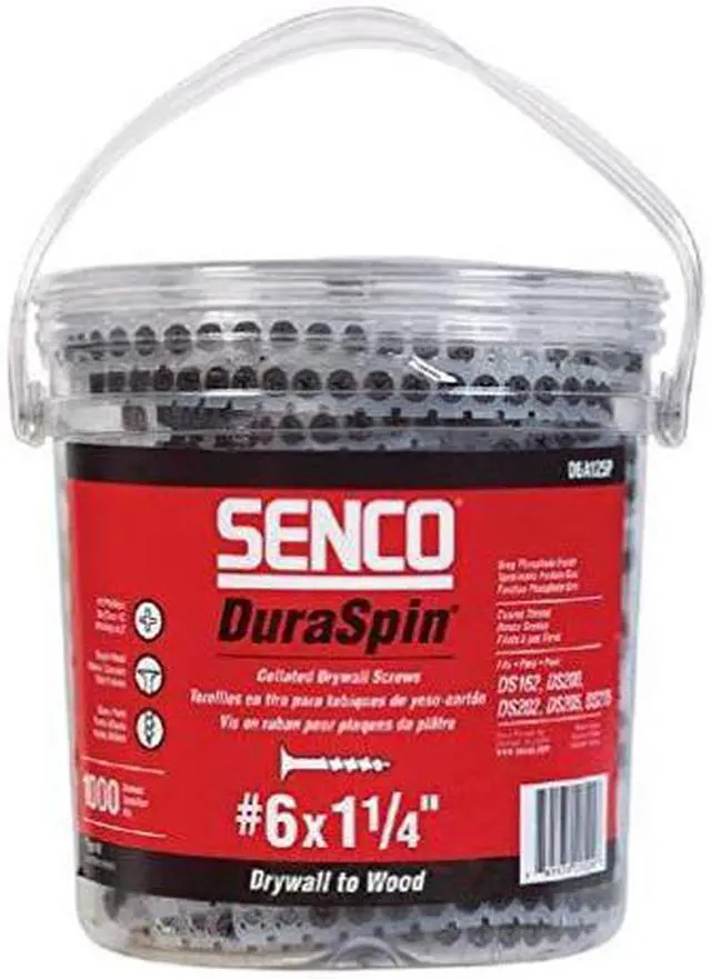 Main image of SENCO 06A125P Screws,1-1/4 In,PK1000