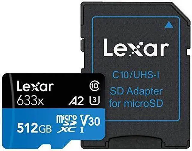 Alt view image 6 of 20 - Lexar High-Performance 633x 512GB microSDXC Flash Card Model LSDMI512BBNL633A