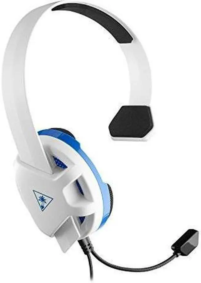 Alt view image 8 of 8 - Turtle Beach Recon Chat Wired Gaming Headset for PS5, PS4 & PC - White/Blue