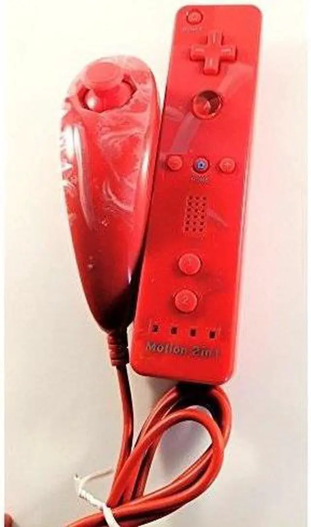 Alt view image 2 of 2 - Wii Red Motion Plus Kit Works With Wii U