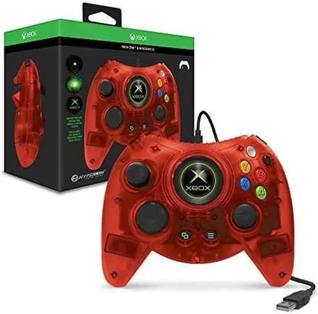 Alt view image 4 of 7 - Hyperkin Duke Wired Controller for Xbox One/Windows 10 PC (Red Limited Edition) - Officially Licensed By Xbox