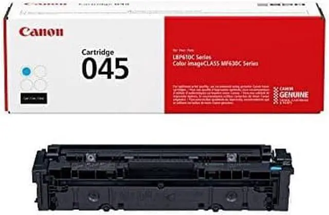Alt view image 2 of 20 - Canon Genuine Toner, Cartridge 045 Cyan (1241C001), 1 Pack, for Canon Color imageCLASS MF634Cdw, MF632Cdw, LBP612Cdw Laser Printer