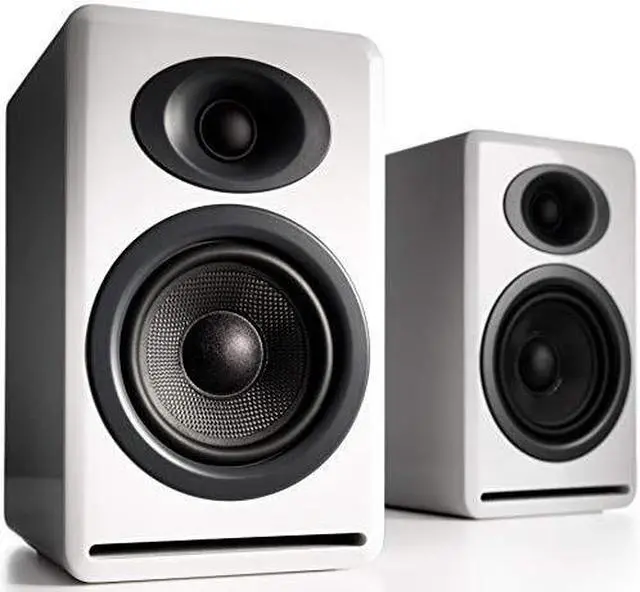Alt view image 5 of 8 - Audioengine P4 Premium Passive Bookshelf Speaker - Pair (White)