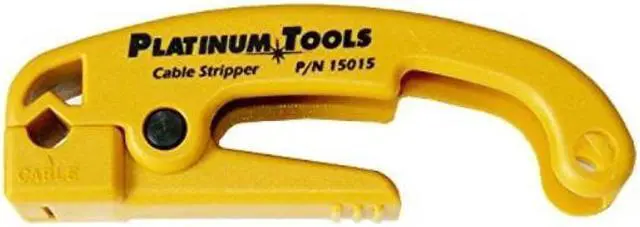 Main image of platinum tools 15015 cat 5 cable jacket stripper