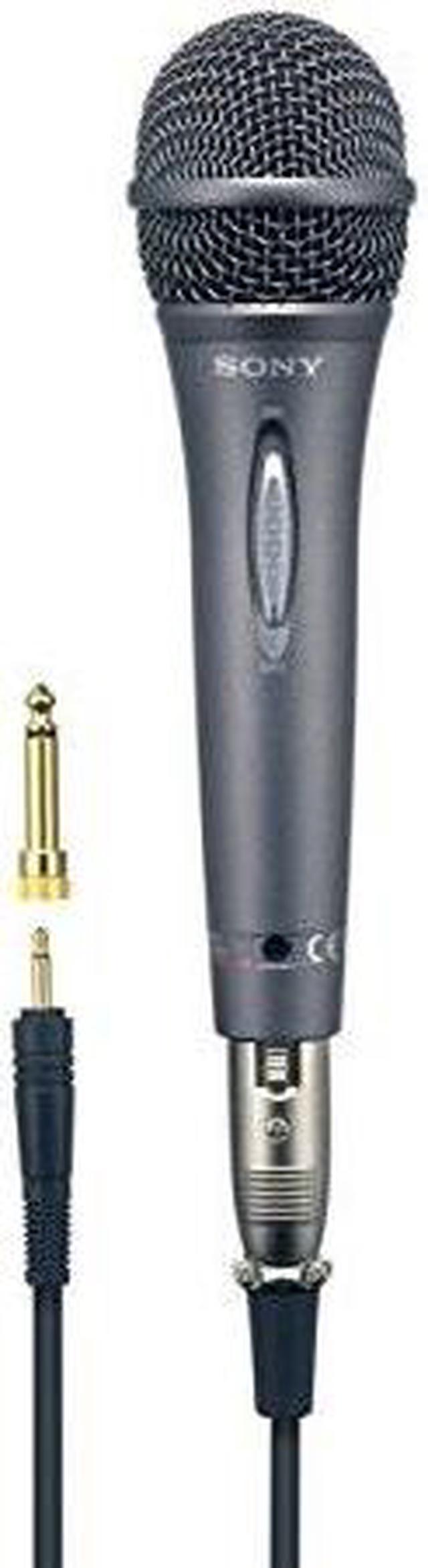 sony fv420 unidirectional vocal microphone with goldplated