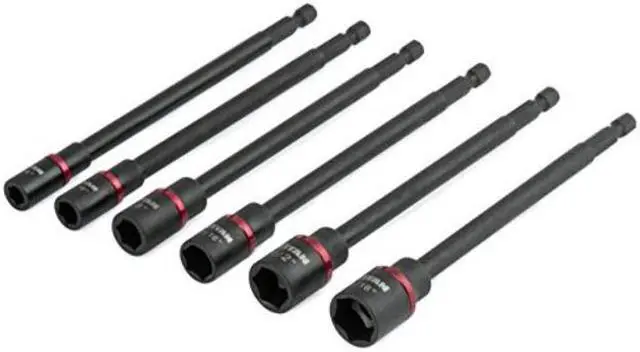 Main image of titan tools 15240 sae 6" impact nut driver set  6 piece