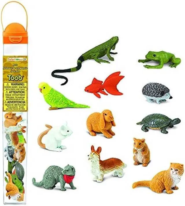 Alt view image 5 of 8 - Toobs Pets Safari Ltd Set Educational Kids Toy Figure
