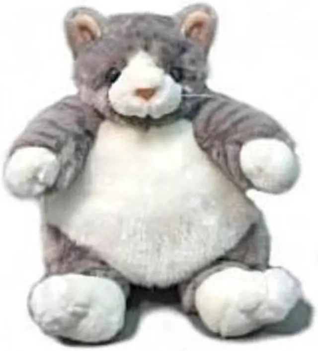 Alt view image 3 of 4 - Baby Plumpee Gray Cat 7" by Unipak