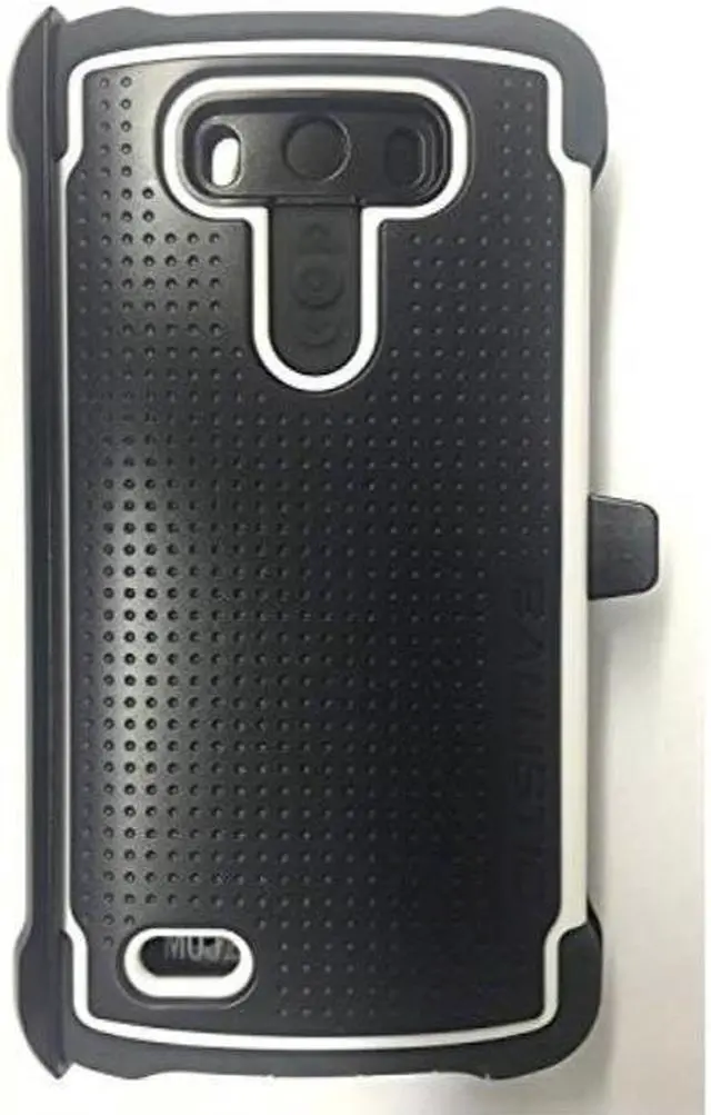 Alt view image 13 of 13 - BALLISTIC Tough Jacket Maxx Case with Holster for LG G3 - Grey, White