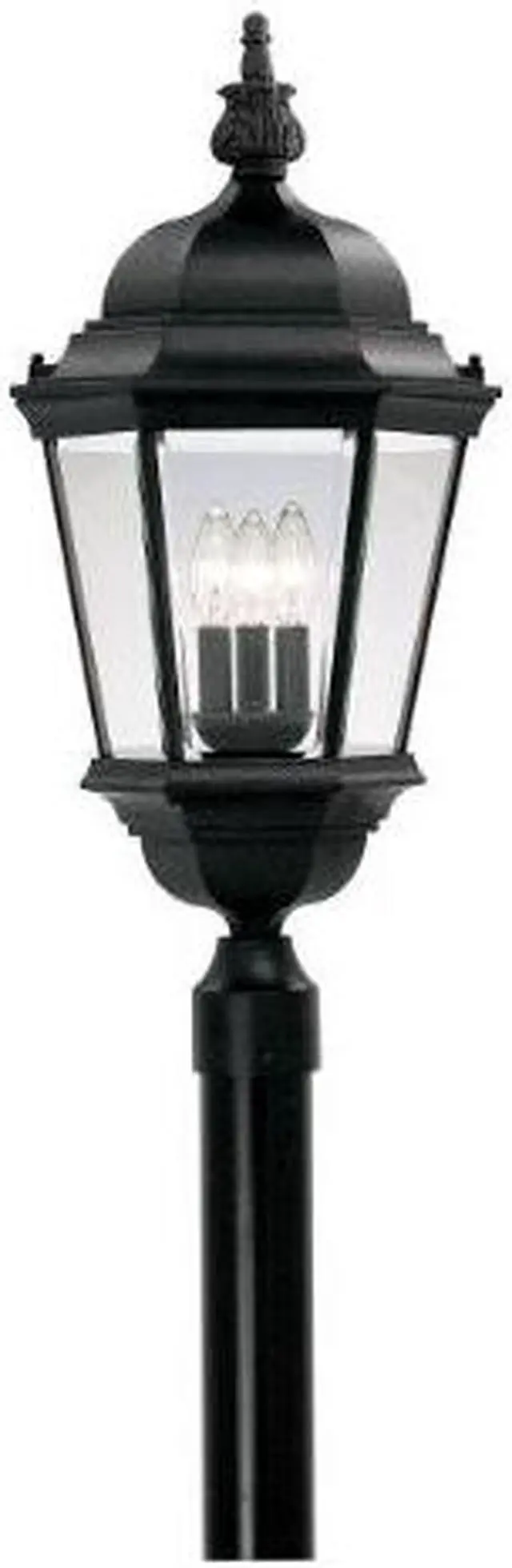 Alt view image 3 of 6 - Designers Fountain 2956-BK Post Lights, Outdoor Lighting, Black