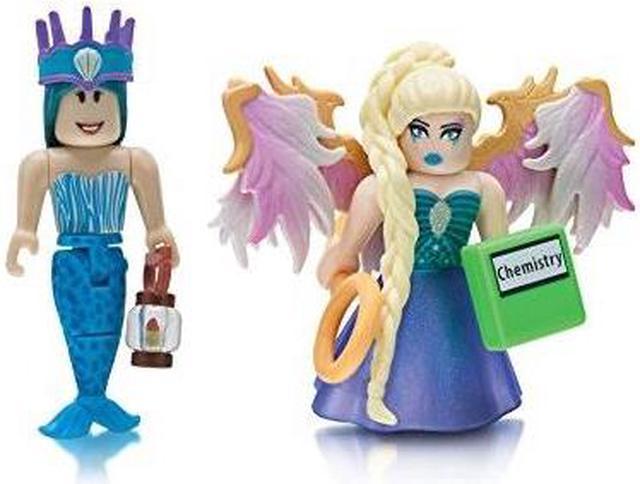 roblox celebrity collection neverland lagoon: crown collector and royale  high school: enchantress two figure pack 
