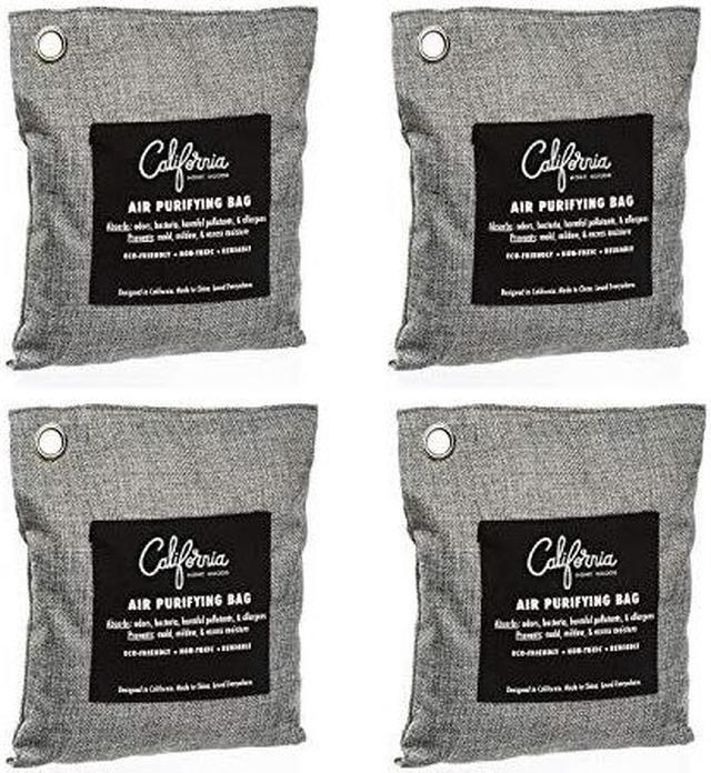 Alt view image 5 of 7 - 4pk Naturally Activated Air Purifying Deodorizer Bag Charcoal Color 200g