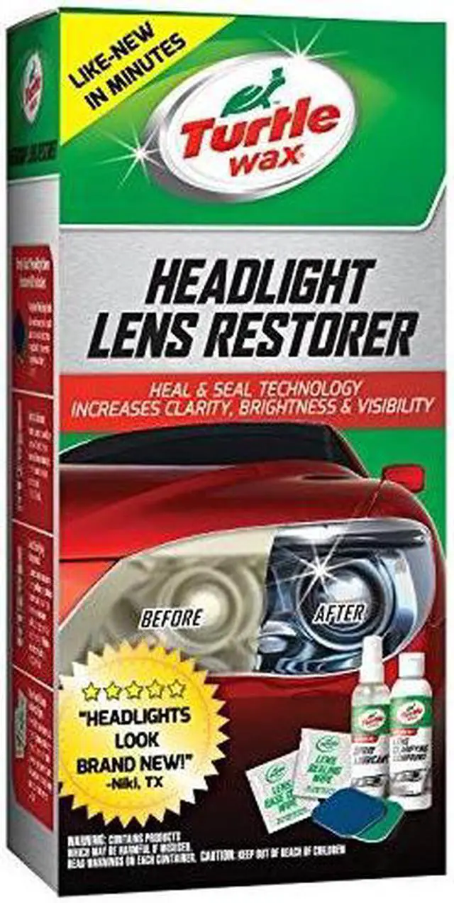 Alt view image 2 of 7 - TURTLE WAX T240KT Headlight Lens Restoration Kit
