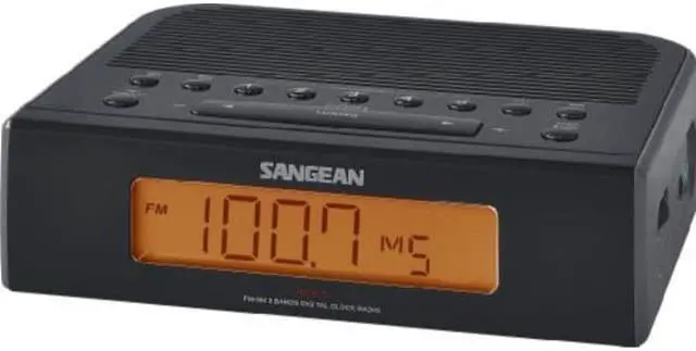 Alt view image 7 of 17 - Sangean AM FM Digit Tuning Clock Radio