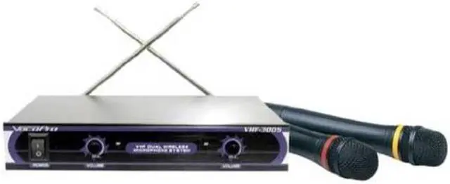 Alt view image 4 of 9 - VHF-3005 - Dual Channel VHF Wireless Microphone System
