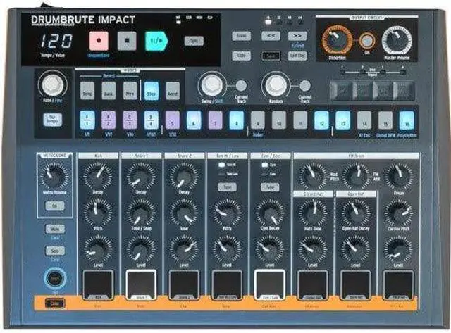 Alt view image 6 of 16 - Arturia DrumBrute Impact Analog Drum Machine