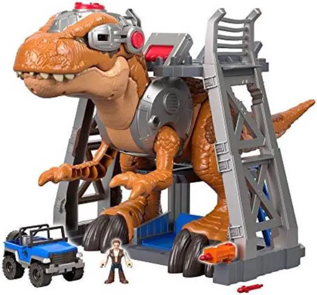 Alt view image 3 of 5 - Fisher-Price Imaginext Jurassic World, T-Rex Dinosaur