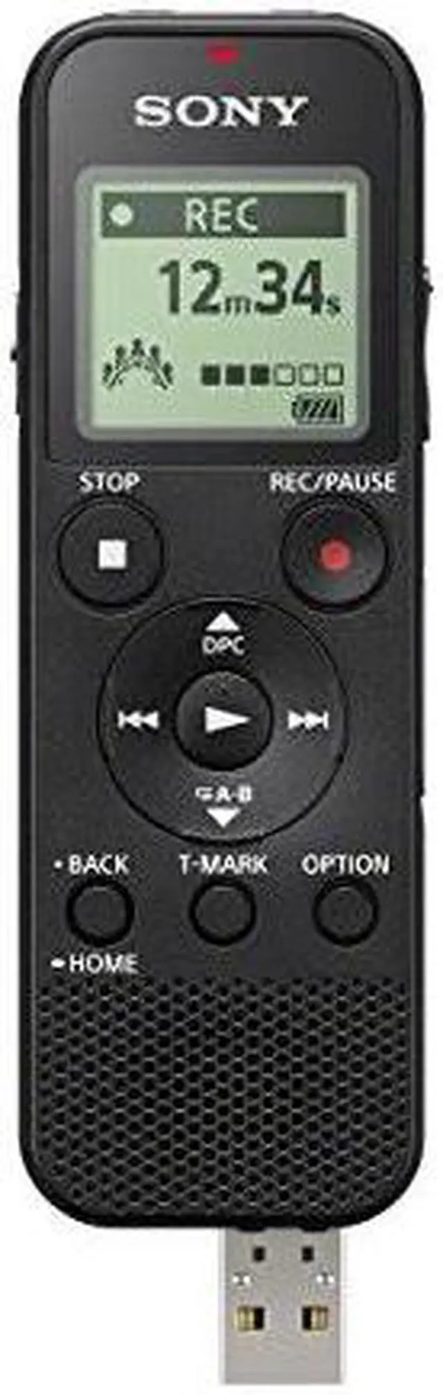 Main image of sony icdpx370 mono digital voice recorder with builtin usb voice recorder