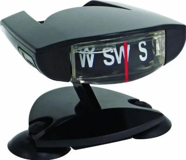 Alt view image 2 of 4 - Bell Suction Cup Compass, L 2", Black Black  Plastic/Solvent 22-1-24006-8