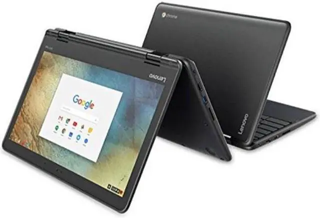 Alt view image 5 of 12 - Lenovo N23 Yoga ZA260016US 11.6" Touchscreen LCD 2 in 1 Chromebook - MediaTek M8173C - 4 GB LPDDR4 - 32 GB Flash Memory - Chrome OS - 1366 x 768 - In-plane Switching (IPS) Technology - Convertible