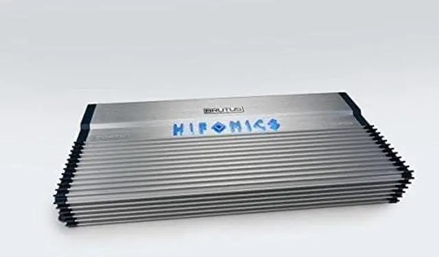 Alt view image 6 of 15 - Hifonics BXX2400.1D Brutus Class D Mono Subwoofer Amplifier