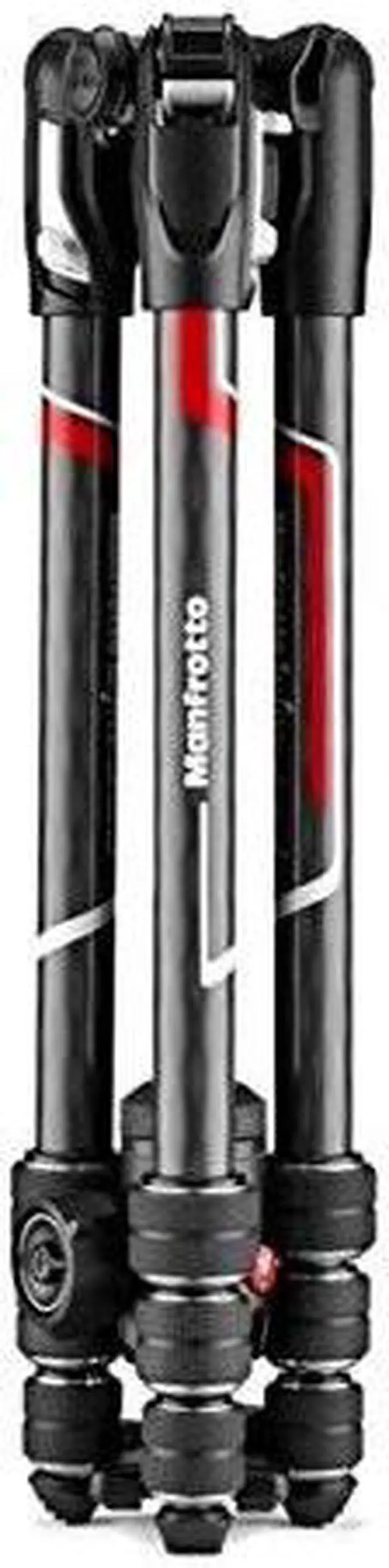 Alt view image 9 of 20 - Manfrotto Befree Advanced CF Travel Tripod with 494 Ball Head, Twist Lock, Black