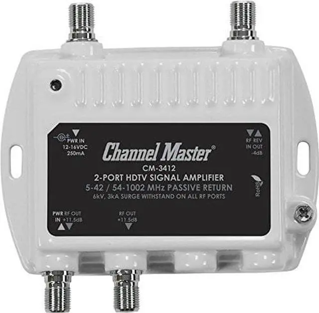 Alt view image 13 of 17 - Channel Master 3412 Ultra Mini Distribution Amplifier