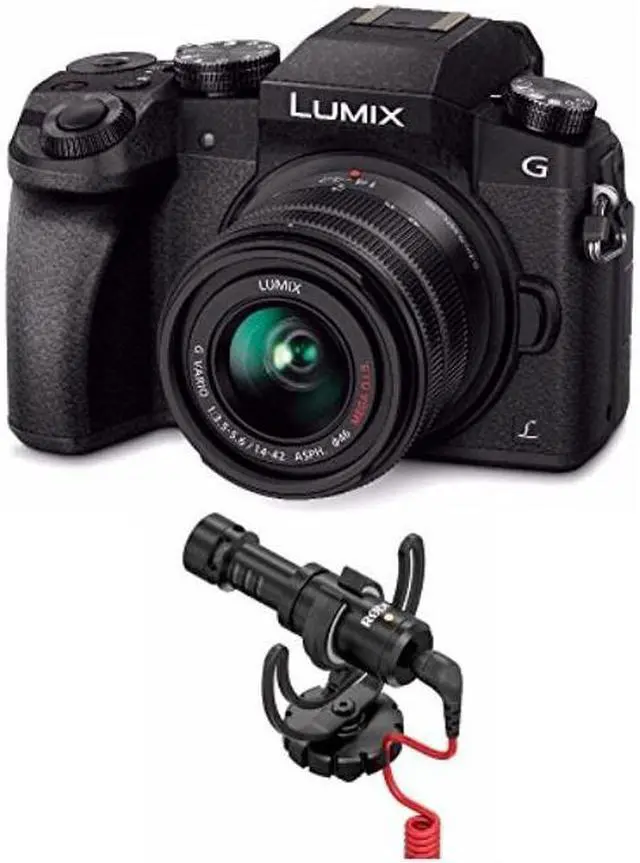 Alt view image 6 of 6 - PANASONIC LUMIX G7 4K Mirrorless Camera with Rode VideoMicro