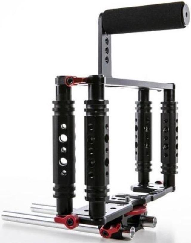 kamerar tk3 aluminum dslr camera cage kit for canon 5d mark ii 7d