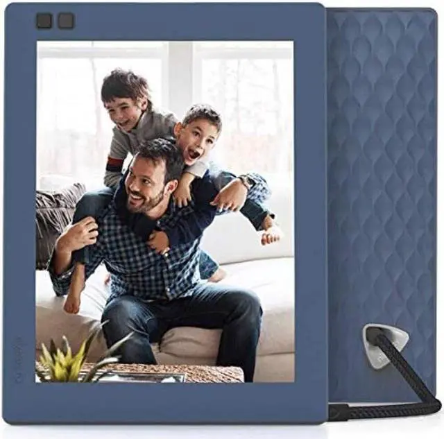 Alt view image 6 of 7 - Nixplay Seed 8 Inch WiFi Digital Photo Frame - Blue