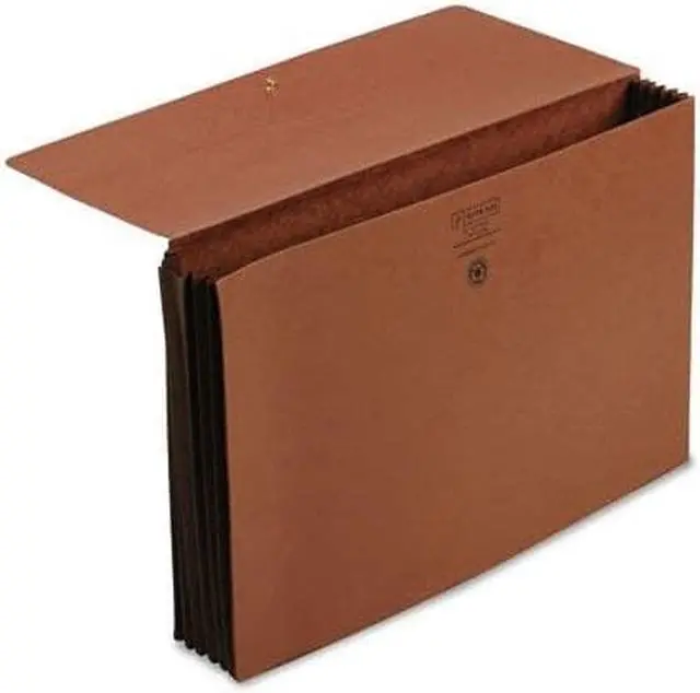 Alt view image 7 of 14 - Smead Extra-Wide 5 1/4" Exp Wallets w/Elastic Cord Redrope Legal Red 71189