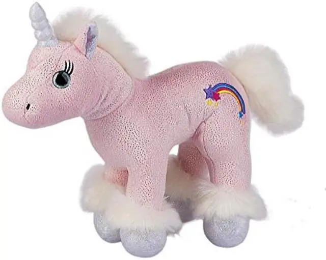 Alt view image 3 of 3 - Ganz Plush Stuffed Toy 10" Astra Unicorn, Pink