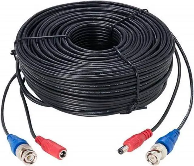 Alt view image 6 of 20 - Lorex 100 ft Premium 4K RG59/Power Accessory Cable